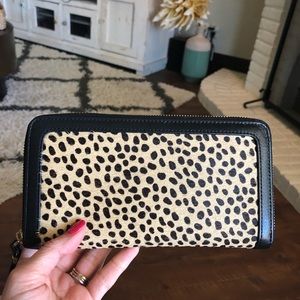 Stella & Dot Covet Hair on Hide Wallet